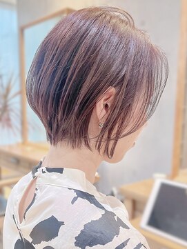 セイドット リー(Say. Ree) say.ショートボブひし形ショートグランマッシュモーヴピンク