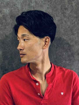 Cafe&Barber BASE×大人七三スタイル