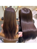 ゴカンムード(Gokan mood)&nbsp;髪質改善縮毛矯正ハイライトダブルカラーショートカット30代40代