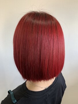 ヘアデザイン ルピナス(HAIR DESIGN Lupinus) 全頭ブリーチカラー