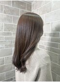 巻き髪ブラウン