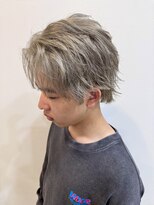 ジュエ ヘアー デザイン(Jue hair design)&nbsp;ミルクティーベージュショート/ブリーチカラー/20代/知立