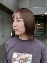 マッシュ アドベ 八戸ノ里(MASHU ADOBE)&nbsp;カット／ボブ／透明感カラー／ベージュ