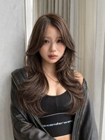 エヌ 大阪梅田茶屋町(enu) 海外風レイヤーカット1