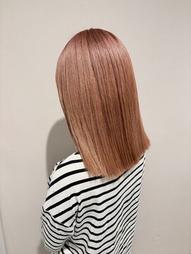 パプス ド コワフュール 川西能勢口店(Pap's de coiffeur) 夏に向けてコーラルピンク*