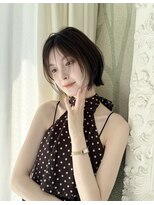 オブヘアー オモテサンドウ(Of HAIR OMOTESANDo) レイヤーカット/ハッシュカット/ブリーチなしカラー/ボブ