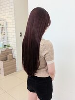 アッシュ 十日市場店(Ash) ロングヘアをキレイに維持!髪質改善カラー/ピンクバイオレット
