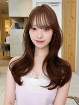 アフロート リノ(AFLOAT Leino) 遠藤音茄 ツーウェイ前髪 レイヤー 韓国ヘア
