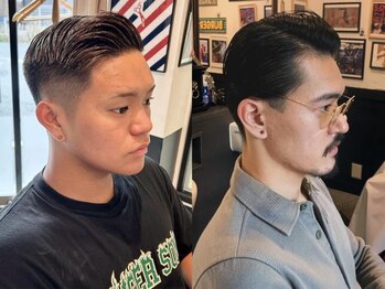 クリブフッド(CribHood)の写真/【東十条駅徒歩2分/メンズ】バーバー特有のシェービングと眉カットで清潔感のあるスタイルに。