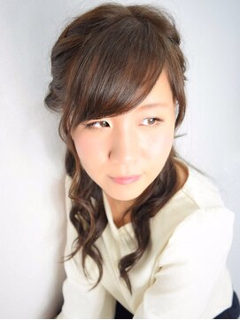 松本平太郎美容室 土浦パートワン(PART1) 編み込みハーフアップ　【土浦店】×20代