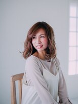 美容室 リズヘアー 稲毛店(Riz hair) 大人のゆるふわミルクティベージュ