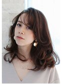 モテ髪☆大人フェミニンなワンカールミディアム