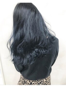 アリー 原宿 表参道(ALLY) 【ALLY阿部】インスタで大人気☆ブリーチをしないネイビーカラー