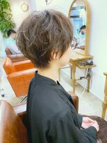 ショートオンリーサロントス(short only salon TOSS) 【ボリューム悩み改善】大人可愛いふっくら夏ショートボブ