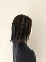 サルファ ヘアデザイン 名古屋 丸の内(S.ALPHA HAIR DESIGN)&nbsp;ハイライト×ぱつっとボブ
