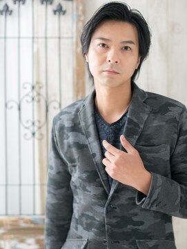 グルーミングサロン バーバー キャッスル 北浦和西口(Grooming salon Barber Castle) ダークアッシュの爽やかワンレンセミウエットK