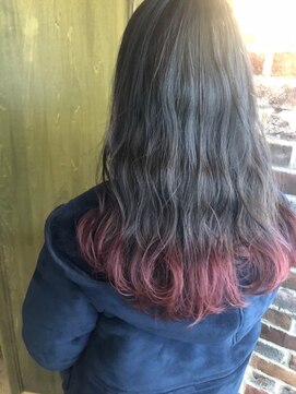 エイミー(Aimee) Aimee 町田　裾カラー×波ウェーブ