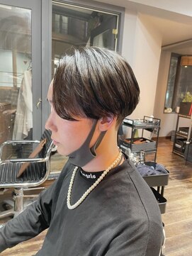 ヘアアンドメイク エジェリ(hair&make egerie) 【メンズ センターパート ツーブロック 恵比寿 美容室】