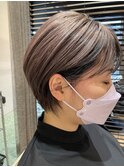 【小顔効果】丸味ショートボブロフェースフレーミング