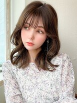 ラルユー 金山(LallYou)&nbsp;美髪/ホワイトグレージュ/ネビージュ/大人かわいい/こなれミディ