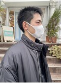 【高椋】メンズ 黒髪ベリーショート