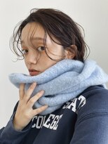 エイチ(H) デジタルパーマウルフカットショートボブセミロング前下がりボブ