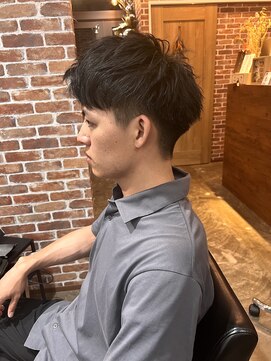 ヴィップルーム(viproom) メンズショート/メンズカット/アップバング/センター分け/