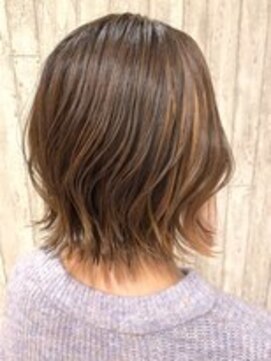 アース 川崎店(HAIR&MAKE EARTH) 外ハネミディアム&ハイライト
