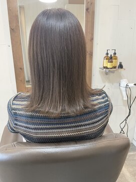 ヘアーサロン リベット(hair salon Libett) メテオトリートメントカラー/外ハネボブ