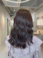 シダ(sida SAIIN) 20代30代レッドパープルグレージュ前髪カット