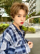 ギークス(GEEKS)&nbsp;【GEEKS渋谷】ルーズヘア/20代30代/シアーベージュ/小顔ショート