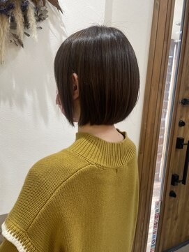 フゥカ 類家店(fuka) 八戸ショートボブ伸ばしかけ20代30代40代