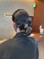 ピークアブー 原宿ハラカド(PEEK-A-BOO) ヘアセット 結婚式ヘア タイトヘア カチモリ 原宿ヘアセット