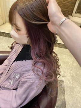 アル 日野(AL) レイヤーカットナチュラルハイトーンデザインカラー[日野駅]