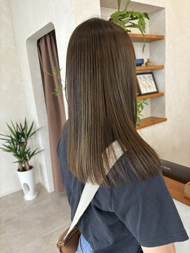 イルプロム 御厨店(illuprom.) 【illuprom.】艶髪髪質改善ストレート×オリーブベージュ