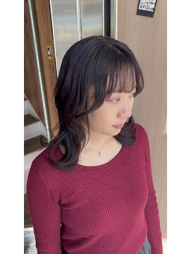 アヴァンス 天王寺店(AVANCE.) 【レイヤースタイル】×【大人ピンク】