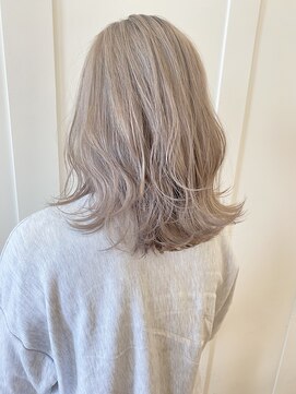 コワファースト  させぼ五番街店(COIFF1RST) ミルクティーグレージュ