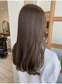シナモンベージュ/透明感ロングヘア