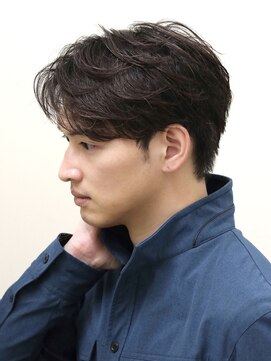 プライベートバーバー 武蔵小杉 新丸子(PRIVATE BARBER) ニュアンスパーマビジネスパーマアップバング刈り上げ無し理容室