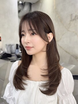 ロンドアヴァントゥス 池袋(Lond aventus) 韓国レイヤー/韓国風/ボブ/髪質改善/黒髪/ブリーチなし〔池袋〕