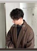 韓国マッシュ/ナチュラルパーマ/メンズ/ラフ/船橋/京成船橋