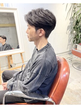 コンビネーション(combination) 毛流れショート 毛流れパーマ 大人メンズヘア