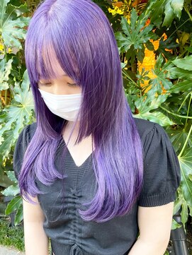 ルーム(Room304) 紫髪 / バイオレットヘアー / ハイトーンカラー