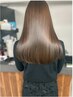 【先着３名まで】髪質改善シルクTRエステ+プレミア透明感ケアカラー+カット