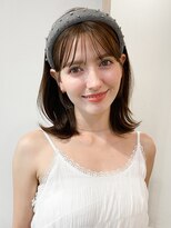 レア 表参道(L'ea)&nbsp;オリーブグレー/クラゲヘアー/ココアベージュ/小顔カット/黒髪