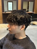 アトラクト バイ ラック 津田沼(Attract by LUCK)&nbsp;シャドウパーマ40%/メンズパーマ/波巻きパーマ/ルーズパーマ