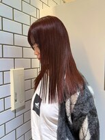 エムサロン 高崎あら町テラス店(emusalon)&nbsp;［rena］ブリーチなしダブルカラーでつくるレッドカラー