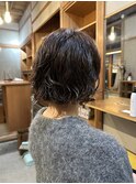 ボブパーマ × ニュアンスパーマ 