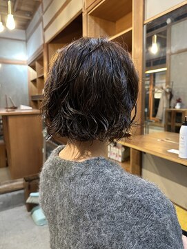 ノフ(knof) ボブパーマ × ニュアンスパーマ