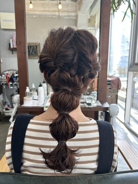 ヘアメイク デザート(HAIR MAKE DESART) クセッ毛多毛さん玉ねぎアレンジ